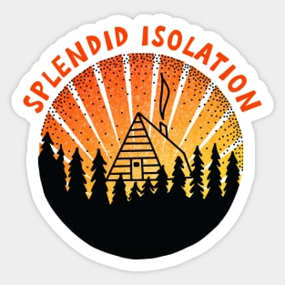 Splendid Self-Isolation Wanderlust Sticker